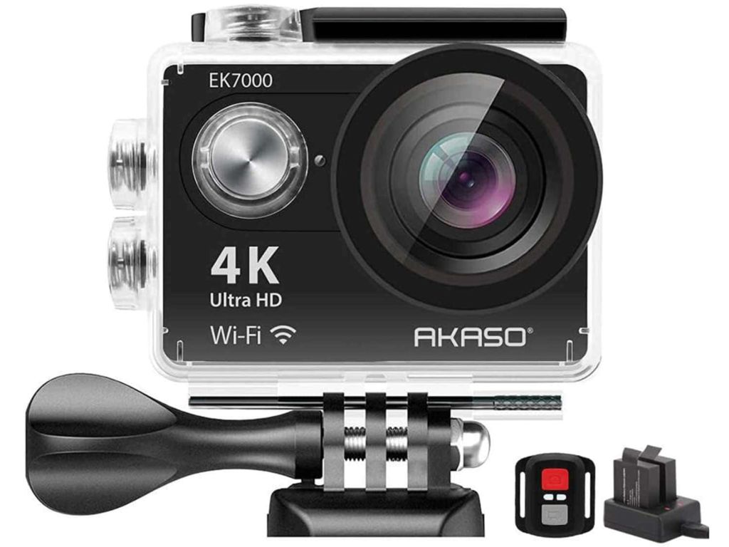 AKASO EK7000 4K WiFi Sports Action Camera Ultra HD Waterproof DV Camcorder 12MP 170 Degree Wide Angle