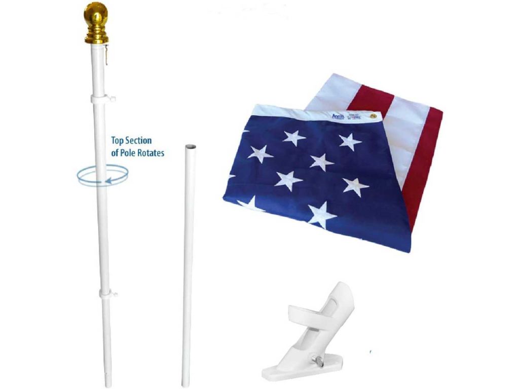 Annin Flagmakers American Flag and Flag Pole Kit