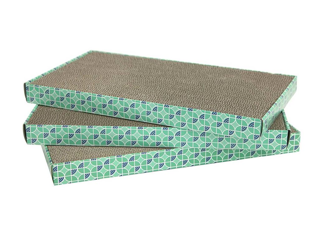 Kitty City XL Wide Corrugate Cat Scratchers 3 Pieces, Cat Scratching, Cat Scratch Pad