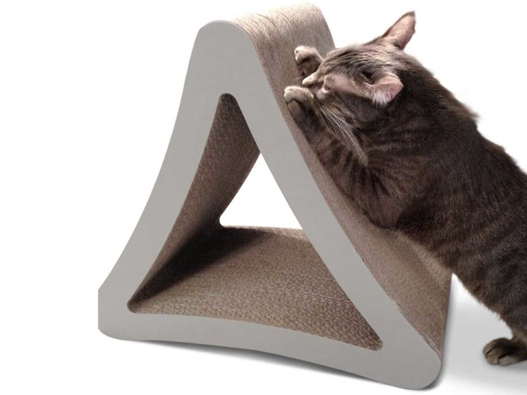 PetFusion 3-Sided Vertical Cat Scratching Post (Avail in 2 Sizes). [Multiple Scratching Angles to Match Your Cat's Preference]