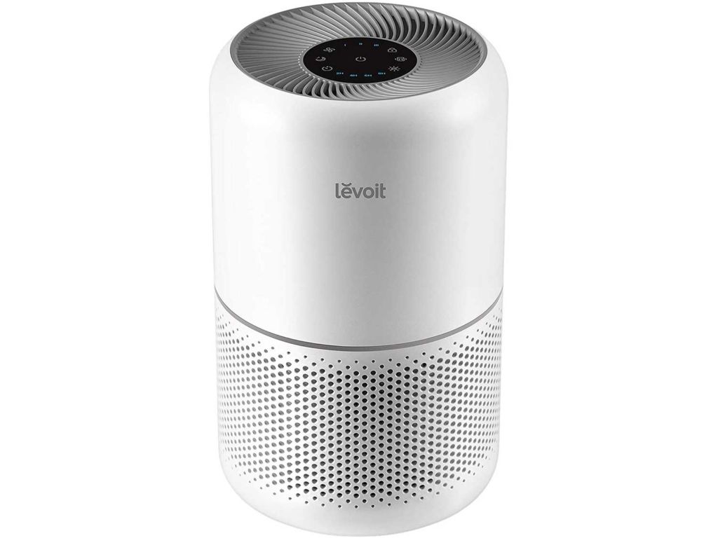 LEVOIT Air Purifier for Home Allergies Pets Hair Smokers in Bedroom, H13 True HEPA Air Purifiers Filter, 24db Quiet Air Cleaner, Remove 99.97% Smoke Dust Mold Pollen for Large Room, Core 300, White