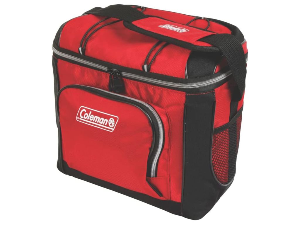 Coleman 16-Can Soft Cooler with Removable Liner, Red