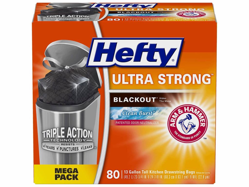 Hefty Ultra Strong Tall Kitchen Trash Bags