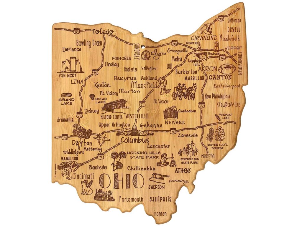 Bamboo Series Ohio Map
