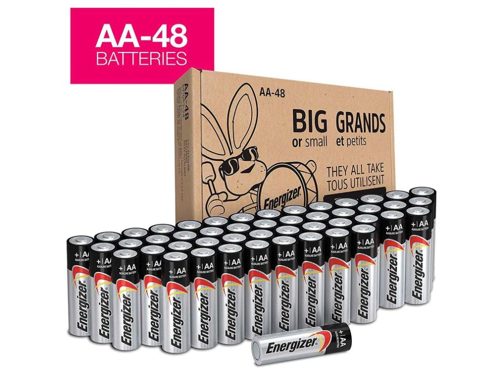 Energizer AA Batteries (48 Count), Double A Max Alkaline Battery