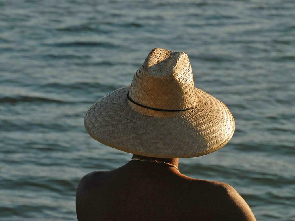 straw hat, mens straw hat, gardening hat, lifeguard hat, beach hat
