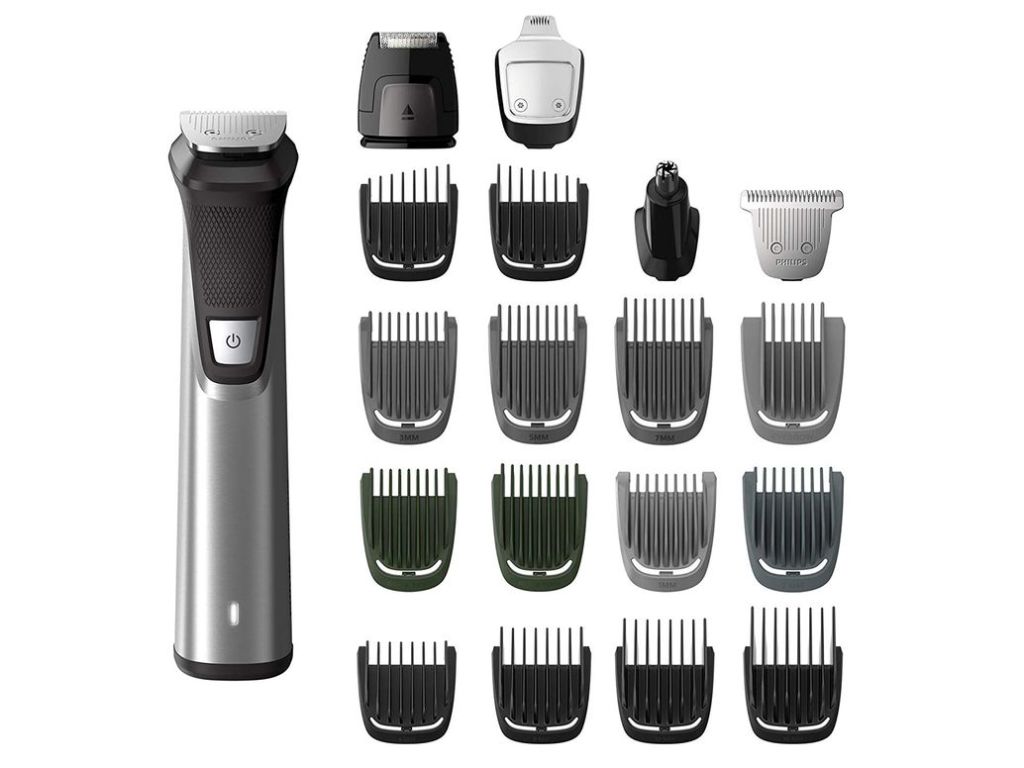 Philips Norelco MG7750/49 Multigroom Series 7000, Men's Grooming Kit with Trimmer for Beard
