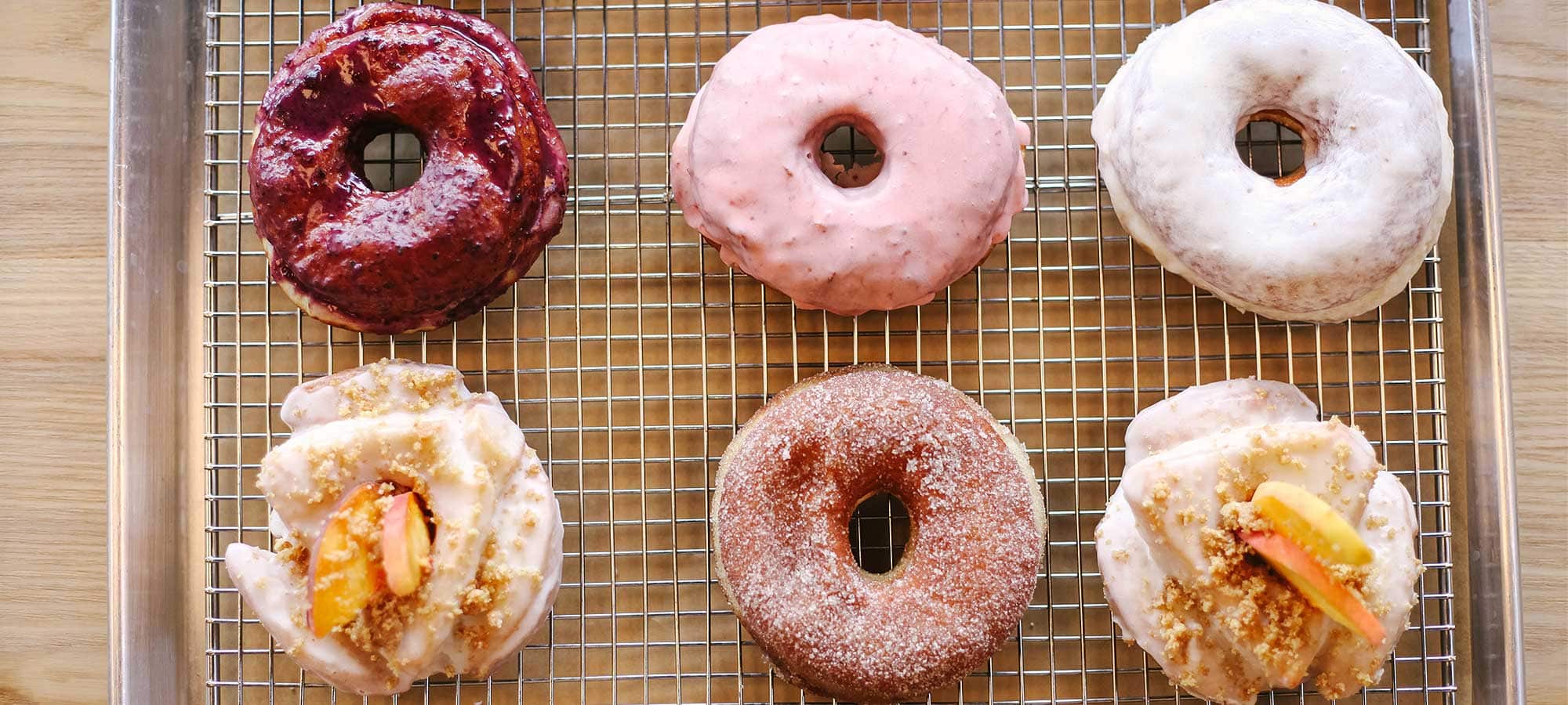 Gourmet glazed donuts