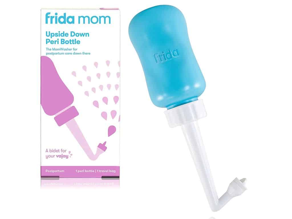 Frida Mom Upside Down Peri Bottle for Postpartum Care | The Original Fridababy MomWasher for Perineal Recovery and Cleansing After Birth