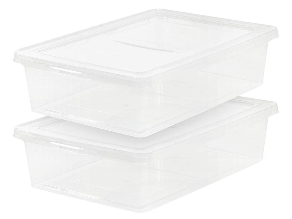 IRIS 28 Quart Clear Storage Box