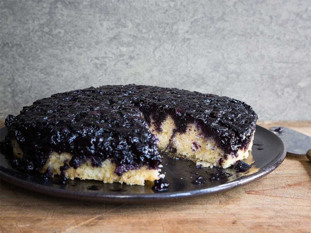 blueberry upside down cake