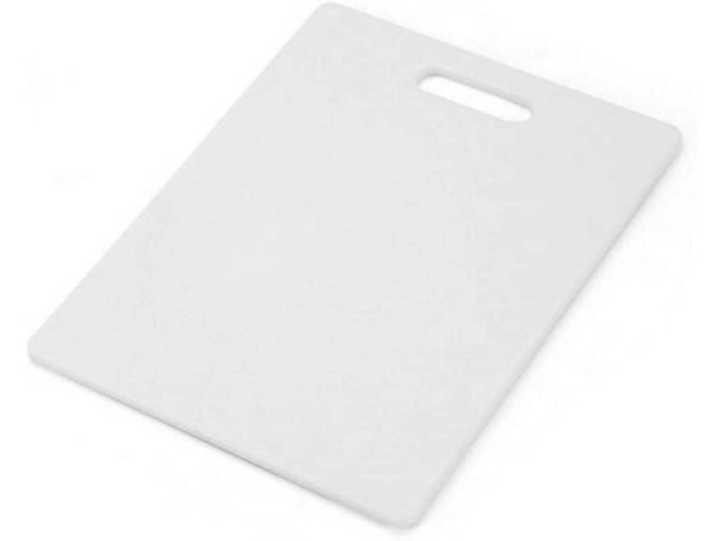 Farberware Plastic Cutting Board, 8-Inch by 10-Inch, White