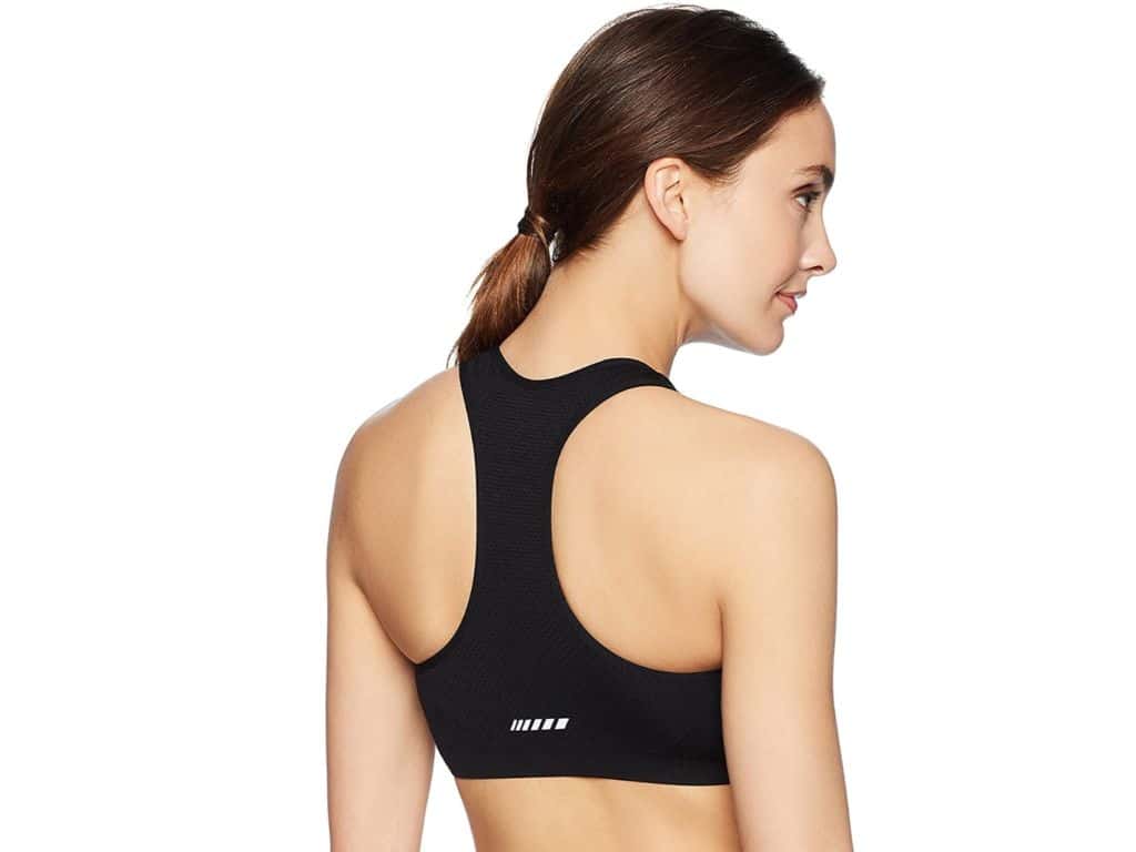 Woman wearing sports bra