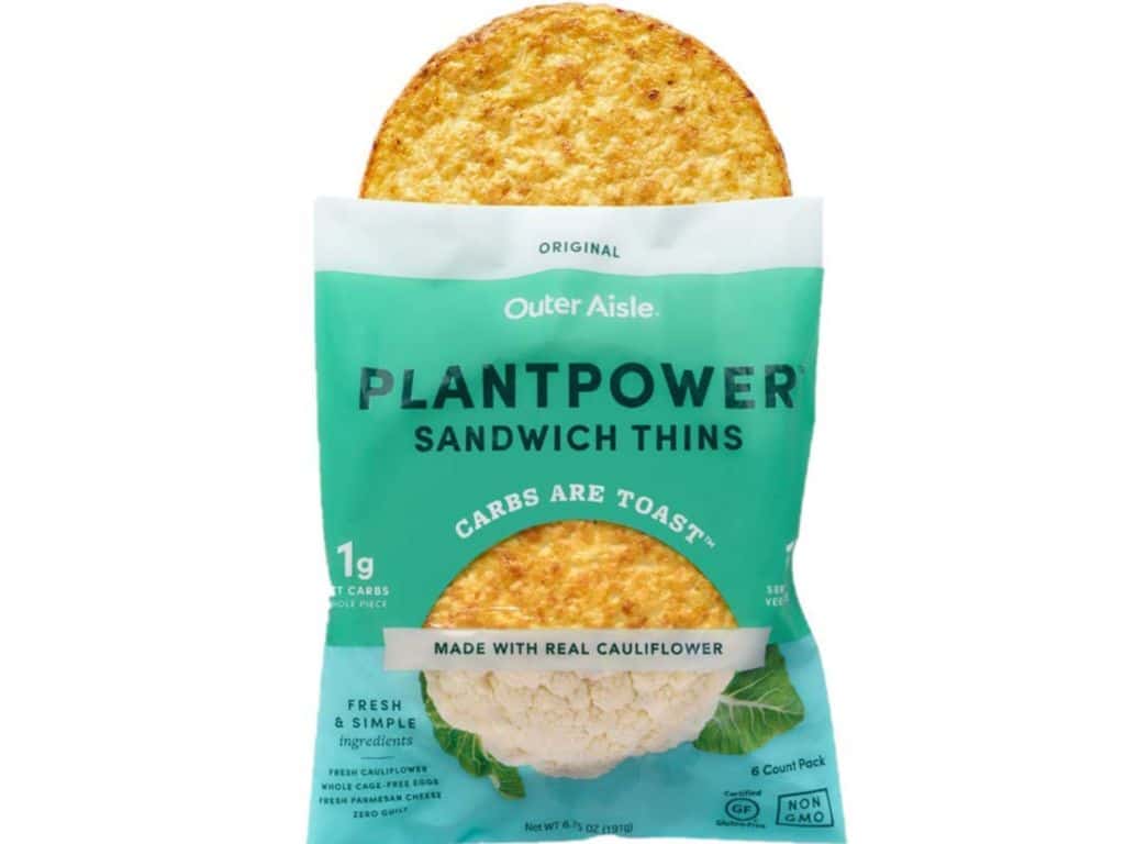 Outer Aisle Gourmet Cauliflower Sandwich Thins