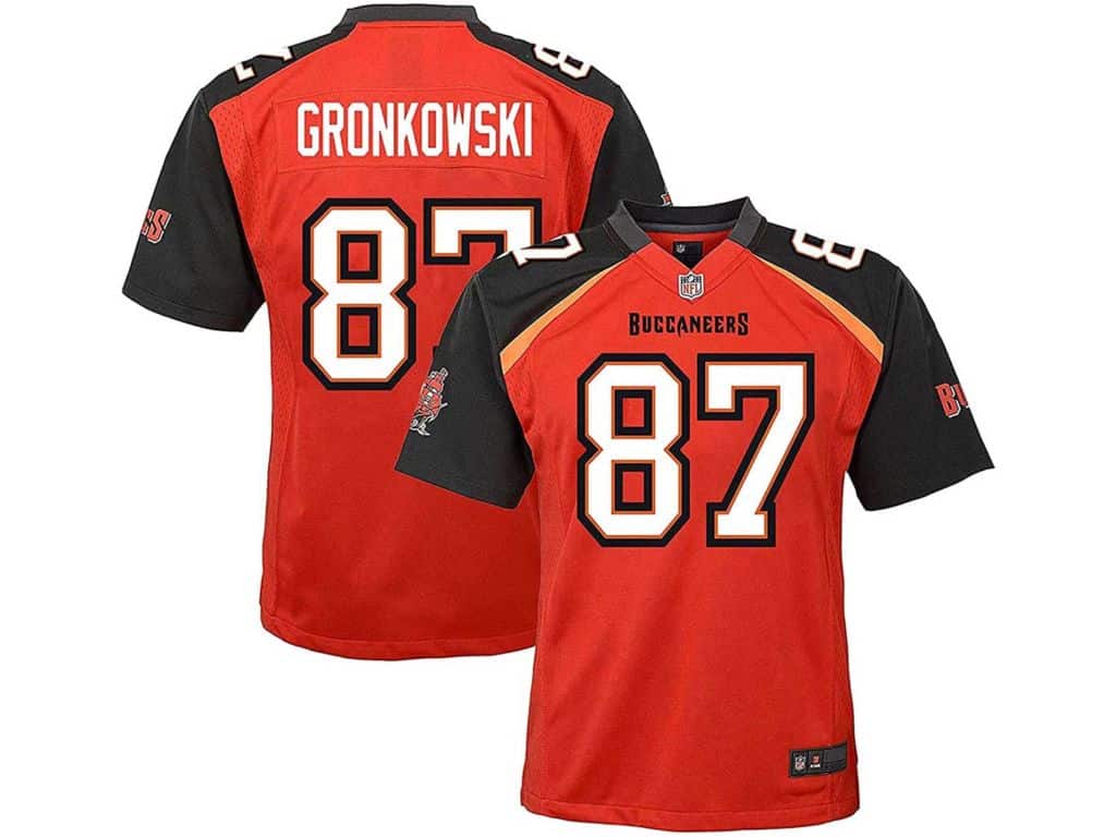 Rob Gronkowski Tampa Bay Buccaneers #87 Red Youth Home Game Day Jersey