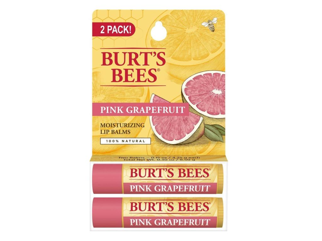 Burt's Bees Moisturizing Pink Grapefruit Lip Balm, lip balm