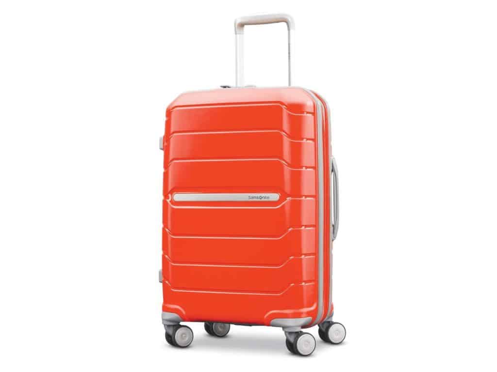 Samsonite Freeform Hardside Expandable with Double Spinner Wheels, White, Carry-On 21-Inch