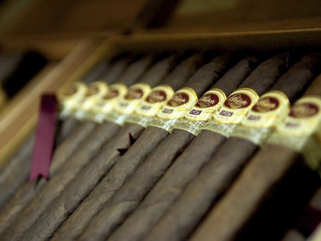 Cigars in a humidor