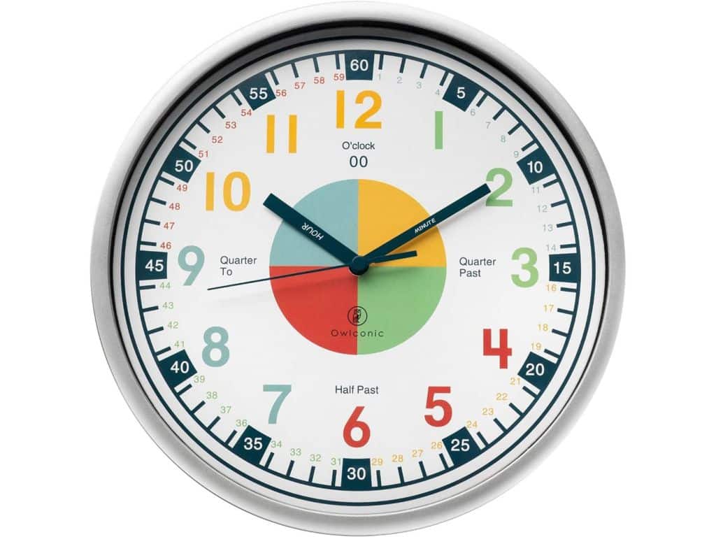 Telling Time Teaching Clock