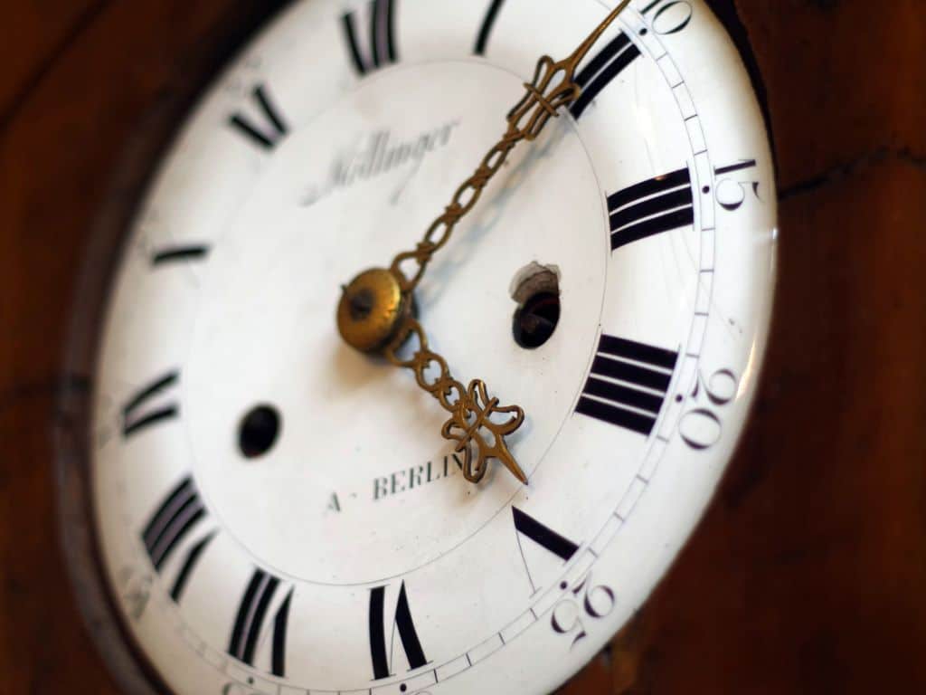 Old fashioned wall clock