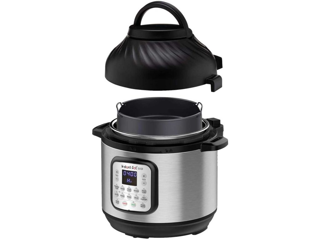 Instant Pot Duo Crisp Pressure Cooker 11 in 1, 8 Qt with Air Fryer, Roast, Bake, Dehydrate and more