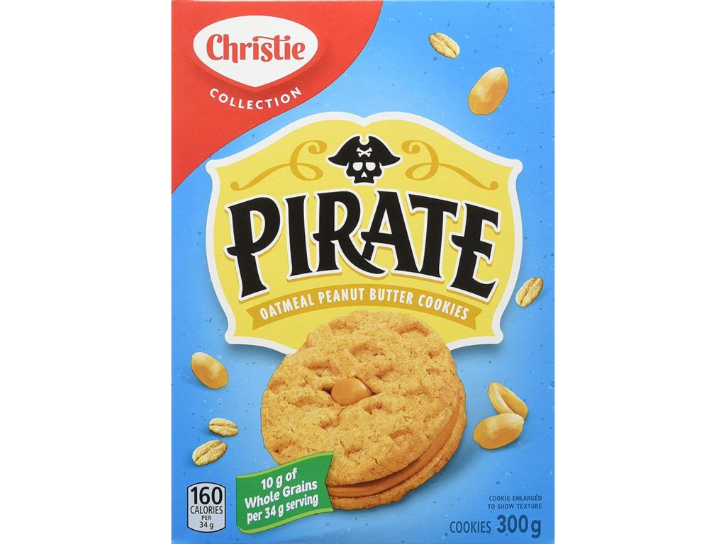 Christie Pirate Oatmeal Peanut Butter Sandwich Cookies