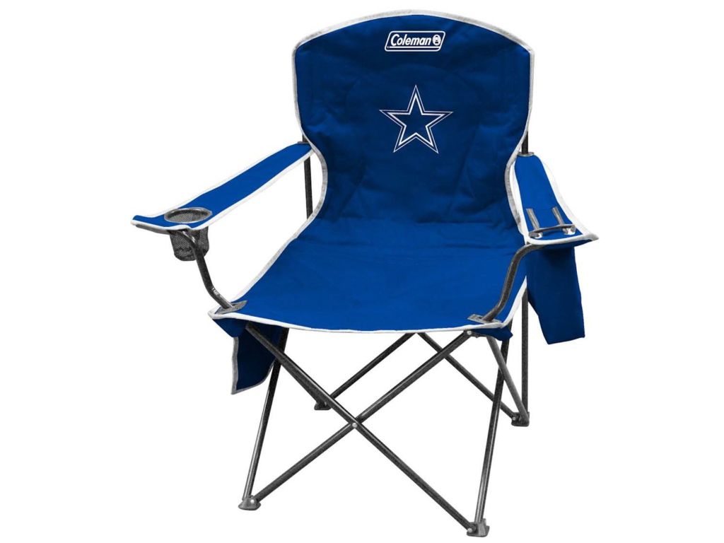 Cooler Quad Folding Tailgating & Camping Chair with Built in Cooler