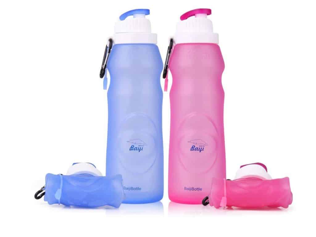 Collapsible Silicone Water Bottles