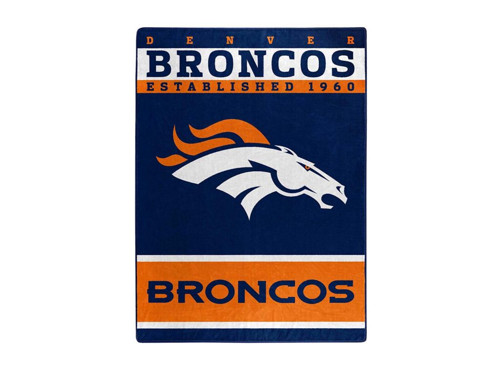 Denver Broncos throw blanket