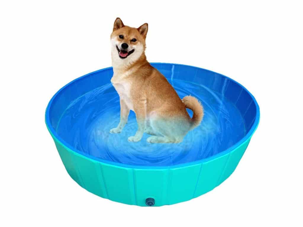 NACOCO Foldable PVC Dog Cat Water Pool Pet Outdoor Swimming Playing Pond in Summer