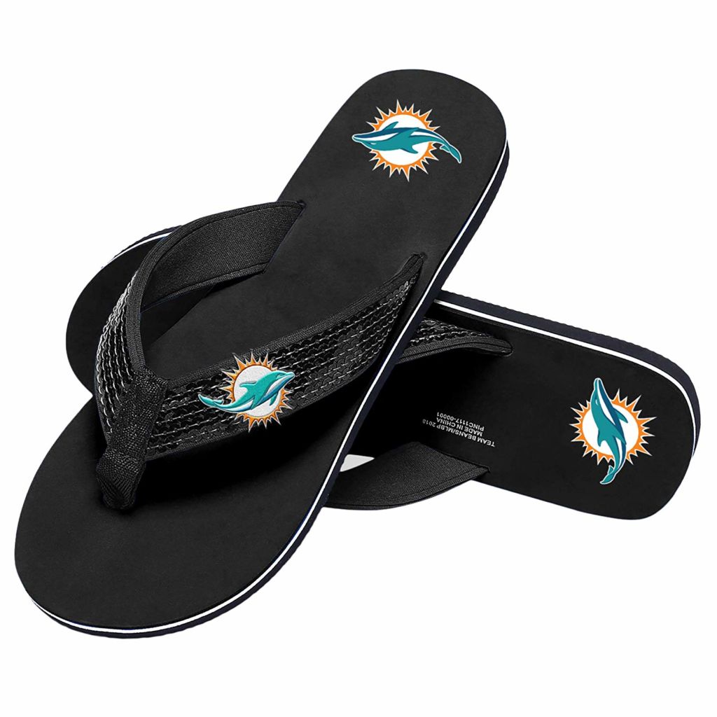 Sequin Strap Flip Flops