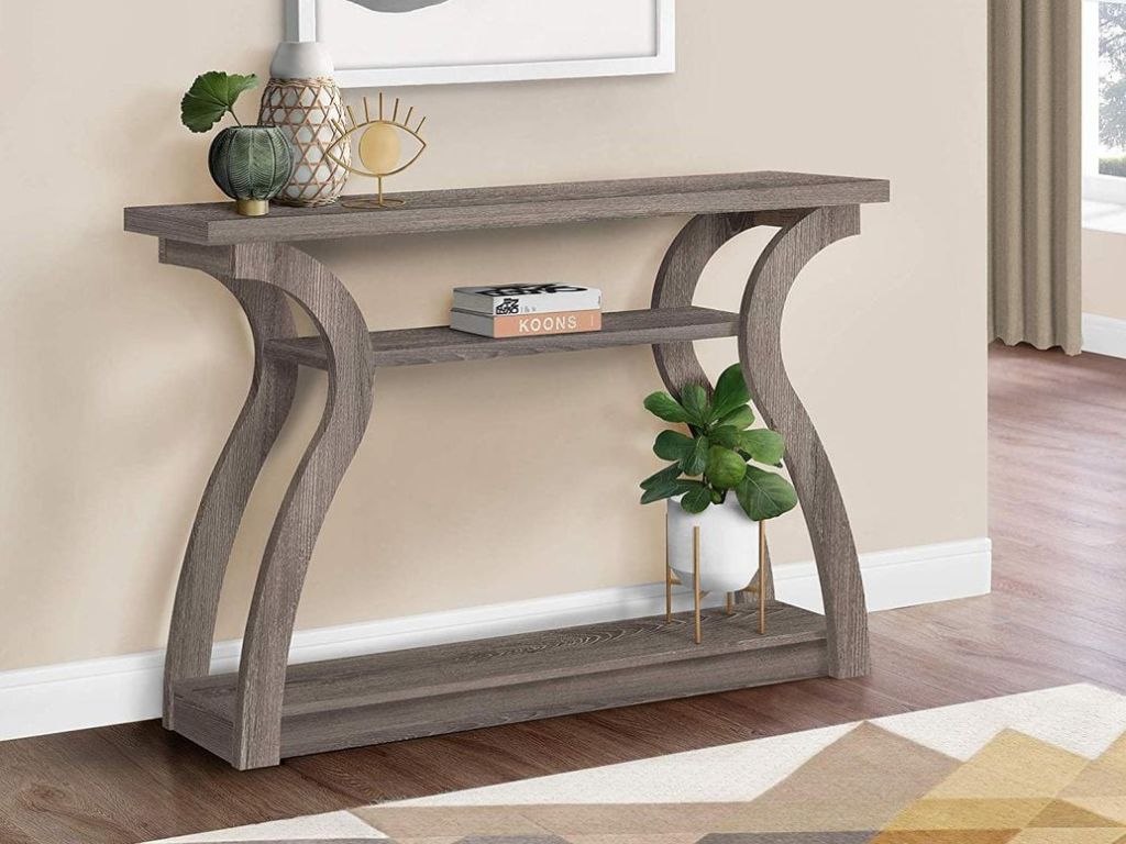 Monarch Specialties , Hall Console, Accent Table, Dark Taupe, 47"L