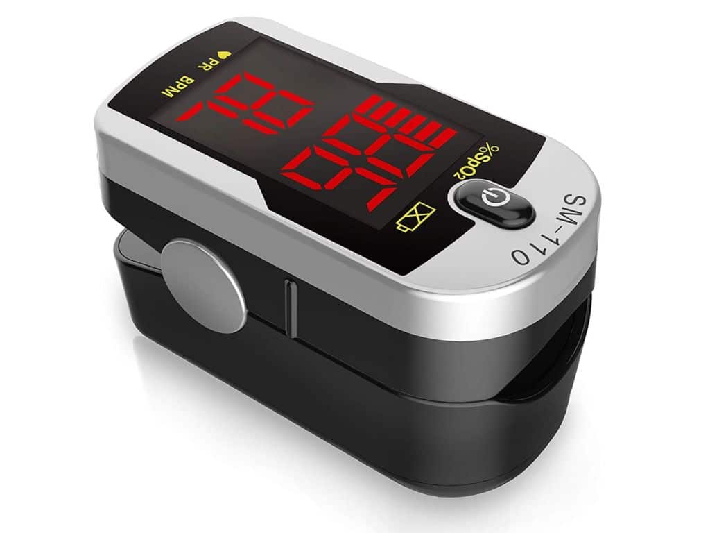 Deluxe SM-110 Two Way Display Finger Pulse Oximeter