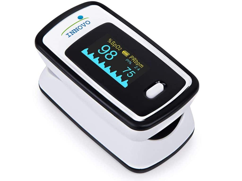 Innovo Deluxe Fingertip Pulse Oximeter with Plethysmograph and Perfusion Index