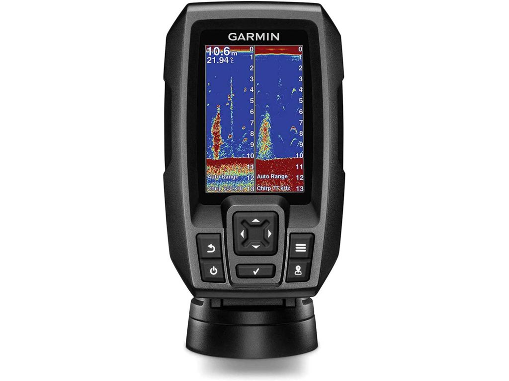 Garmin 010-01550-00 Striker 4 with Transducer, 3.5" GPS Fishfinder with Chirp Traditional Transducer