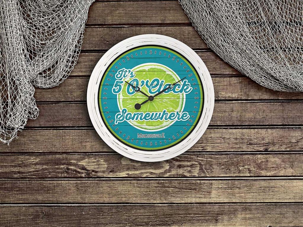 Margaritaville clock