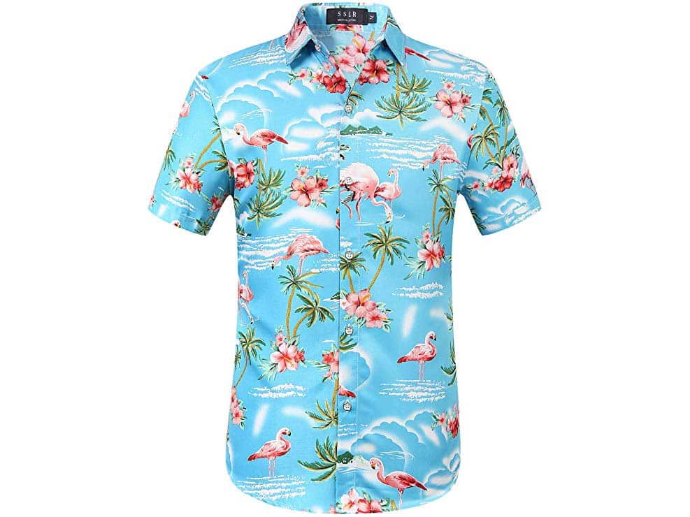 Flamingos Short Sleeve Hawaiian Shirt