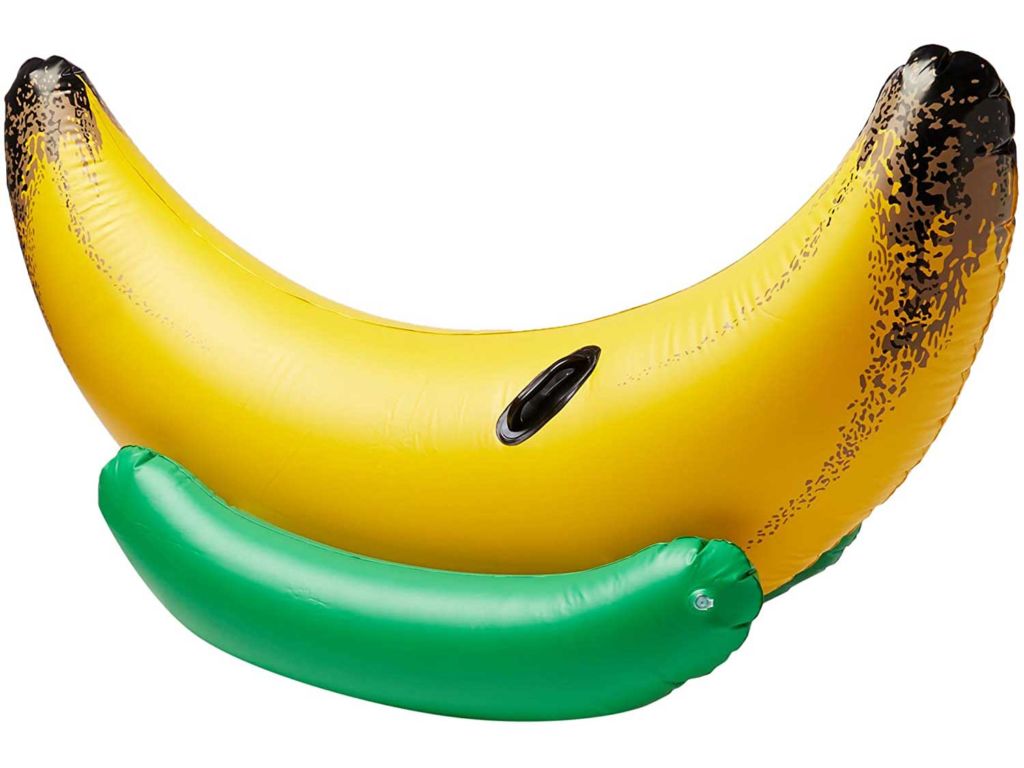 Greenco Giant Inflatable Ride-On Banana Float