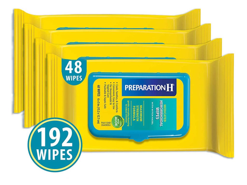 Preparation H Flushable Medicated Hemorrhoid Wipes