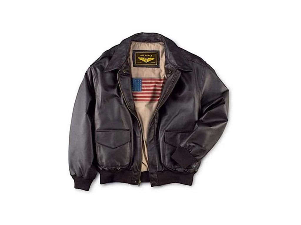 Landing Leathers Men's Air Force A-2 Leather Flight Bomber Jacket (Regular and Big & Tall)