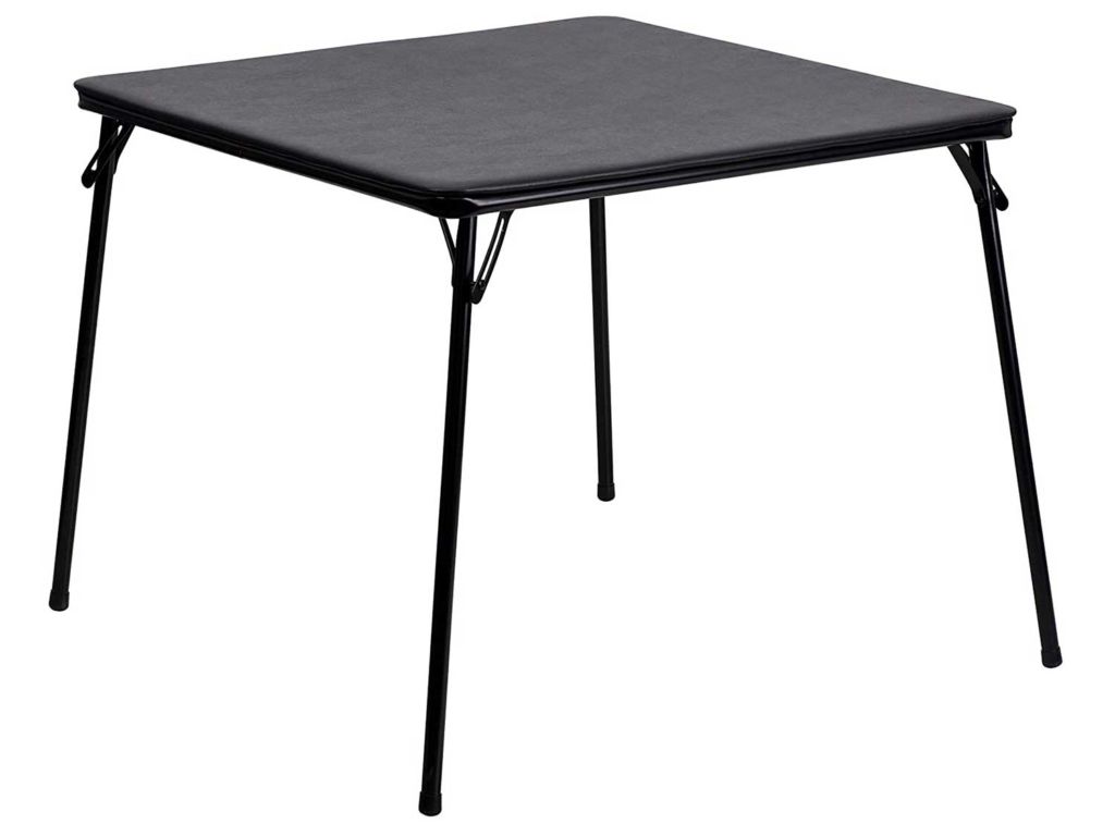 Flash Furniture Black Folding Card Table