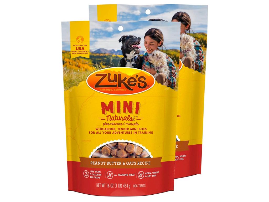 Zuke's Mini Naturals Dog Treats Peanut Butter and Oats 16 Oz 2 Pack to Zuke's Mini Naturals Dog Treats Peanut Butter and Oats 16 Ounce 2 Pack.