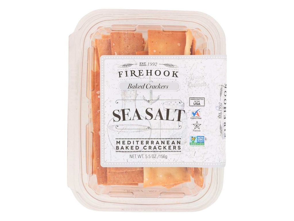 Firehook Baked Crackers, Sea Salt,