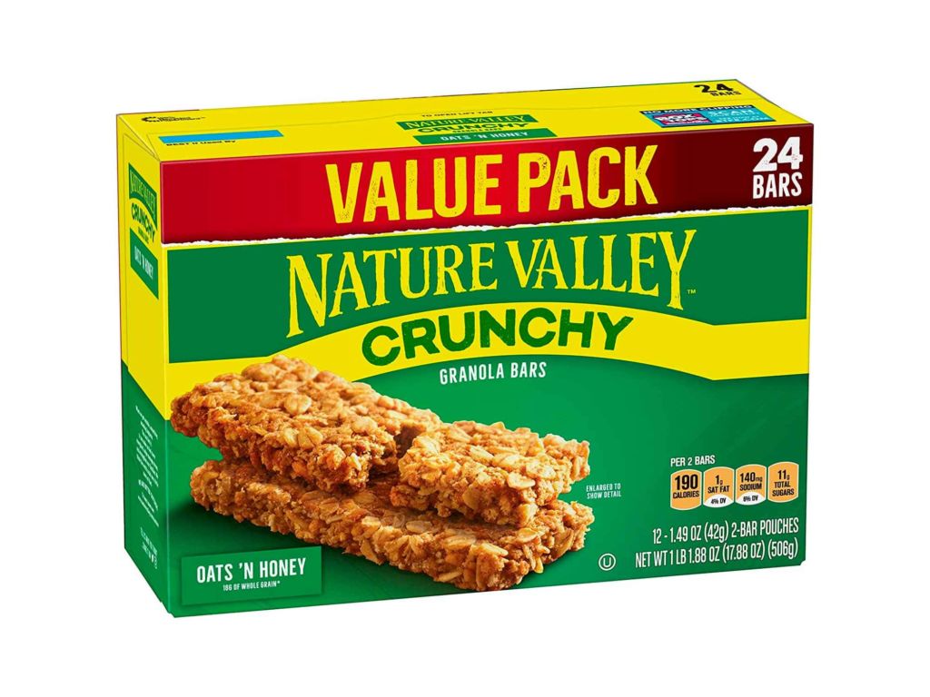 Nature Valley Granola Bars, Crunchy Oats 'n Honey