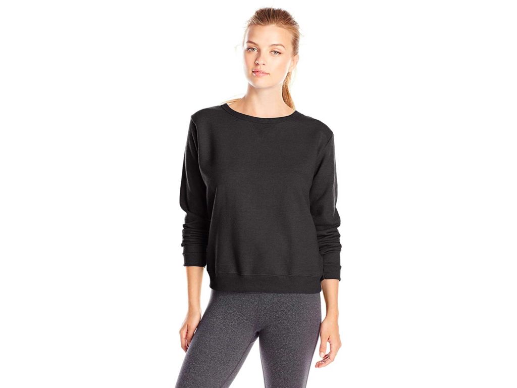 Hanes Women's V-Notch Pullover Fleece Sweatshirt