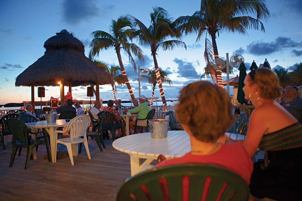 florida keys, lorelai bar, sunset in florida keys