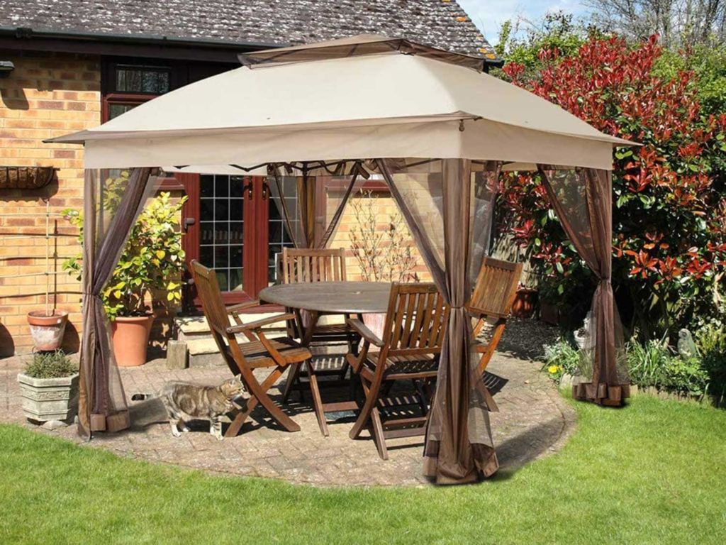 Gazebo in the backyard