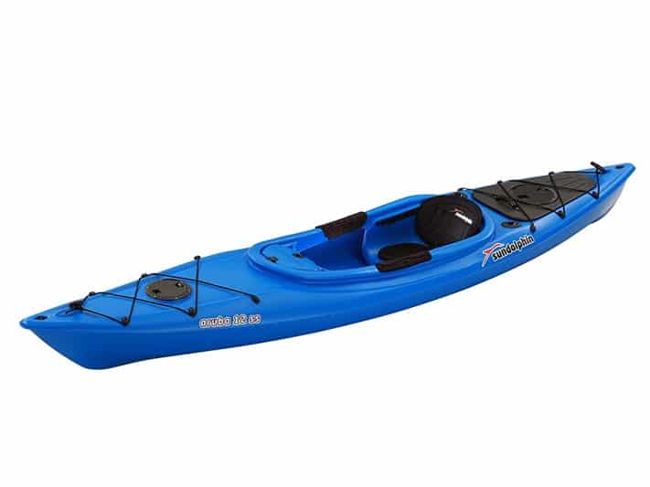 blue kayak