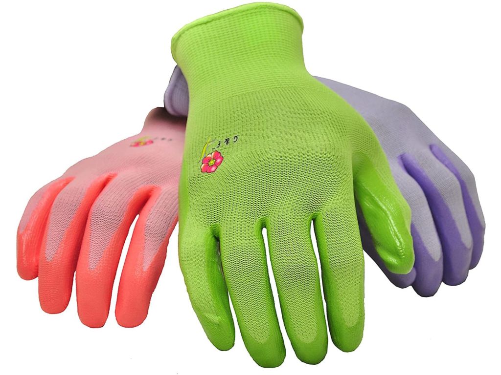 G & F Products Gardening Gloves with Micro-Foam Coating
