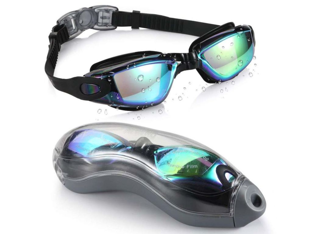 aegend Swim Goggles, Swimming Goggles No Leaking Anti Fog